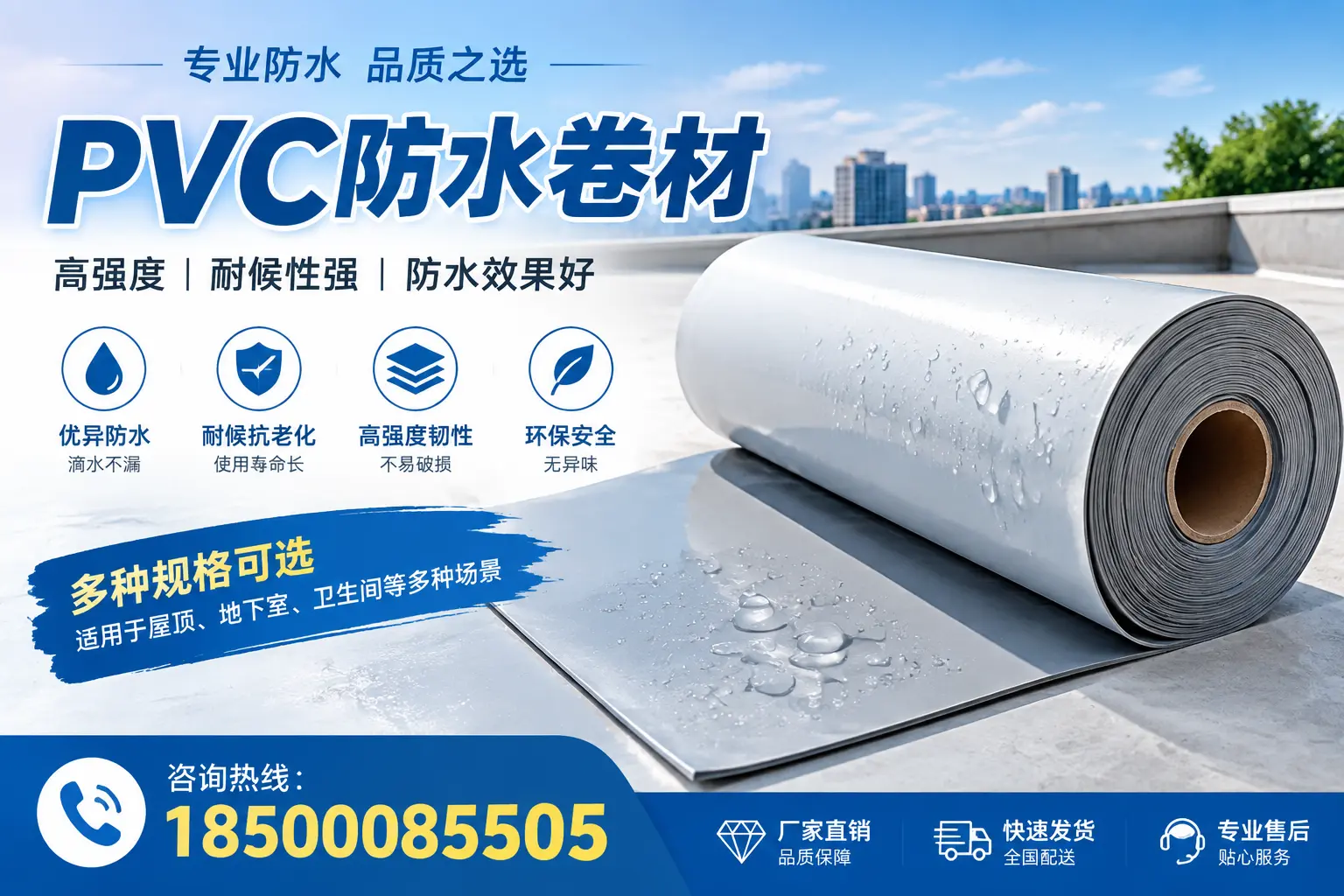 选用PVC防水卷材时需要避开的常见误区，特别是在阳江